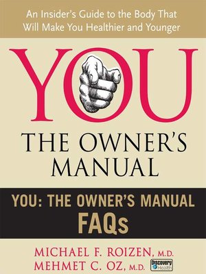 cover image of You: The Owner's Manual FAQs